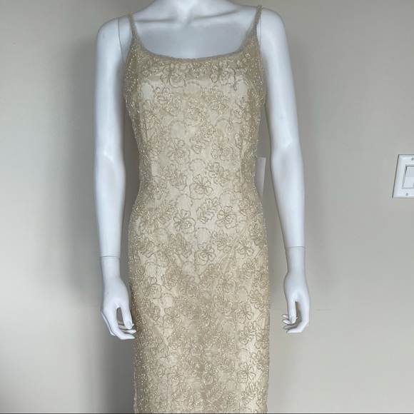 Vintage Dead Stock NWT Beaded Wedding Bride Gown - Picture 2 of 10